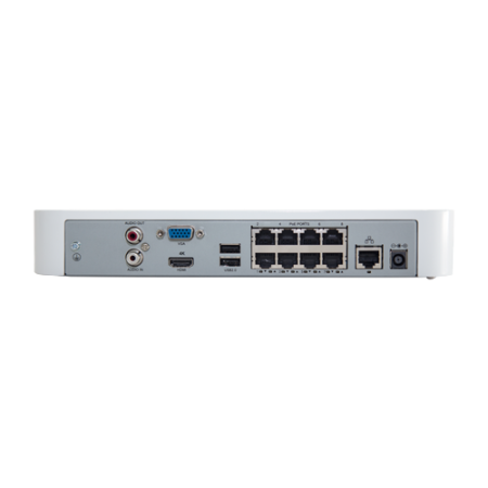 NVR 4K, 8 canale 8MP + 8 porturi PoE, compresie H.265 Ultra - UNV NVR301-08LS3-P8 [3]