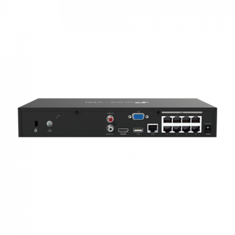 NVR 4K, 8 canale max. 8MP, 8 porturi PoE, Buget PoE 53W, Audio IN/OUT, 1 x SATA, 1U - TP-Link VIGI VIGINVR1008H-8P [1]