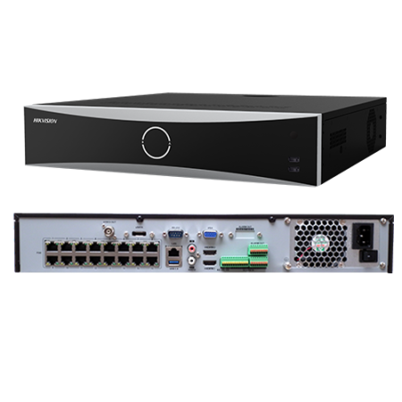 NVR 4K AcuSense 32 canale 12MP, + 16 porturi PoE - HIKVISION DS-7732NXI-I4-16P-S [2]