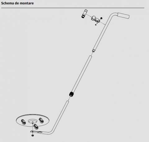 Oglinda profesionala pentru inspectie sub vehicule, cu iluminare WD-ML [4]