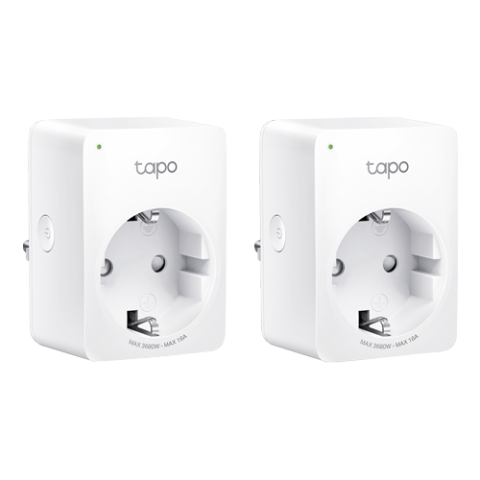 Diverse - Pachet 2 prize smart, 16A, Wi-Fi, control vocal, monitorizare consum - TP-Link Tapo TapoP110(2-pack)