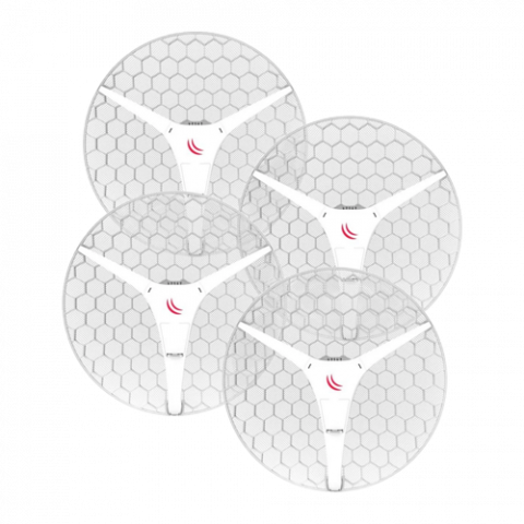 Solutii MikroTik - Pachet 4 bucati LHG XL HP5, antena 27dBi 5GHz, 802.11a/n, 1 x LAN, PoE - MikroTik RBLHG-5HPnD-XL(4buc)