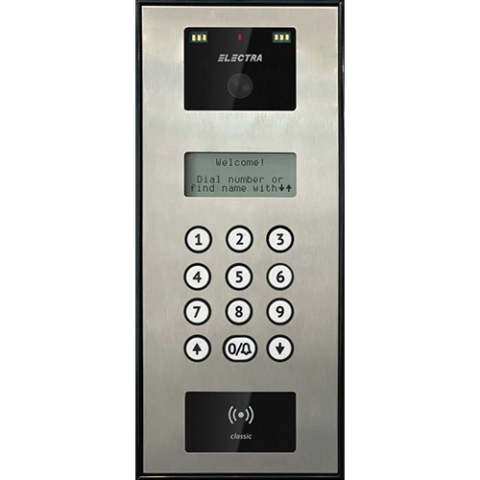 Panouri exterioare - Panou exterior audio, semiduplex digital - ELECTRA P4S.VBS