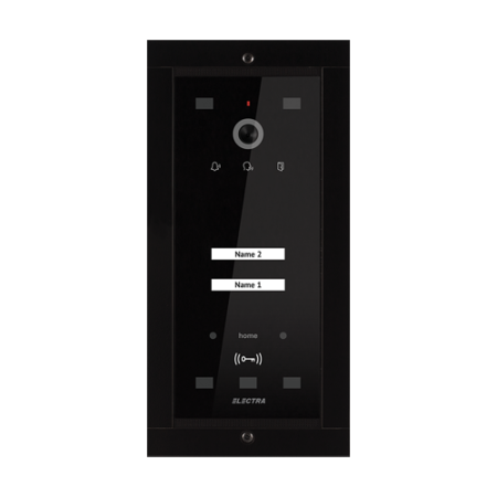 Interfonie audio video - Panou exterior video Home pentru 2 Familii - SMART, G3 - ELECTRA VPM.02F03.ELBH4