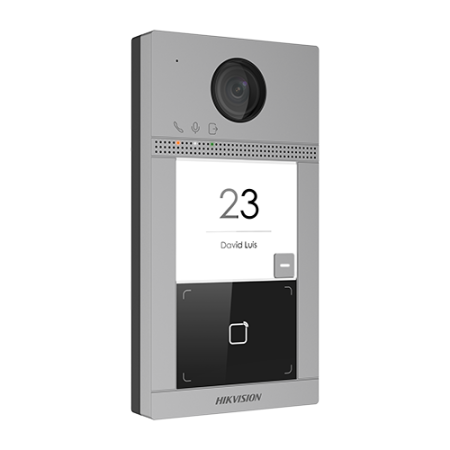 Panouri exterioare - Panou exterior videointerfon TCP/IP pentru 1 familie, Wi-Fi 2.4GHz, control acces integrat - HIKVISION DS-KV8113-WME1