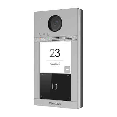 Panou exterior videointerfon TCP/IP pentru 1 familie, Wi-Fi 2.4GHz, control acces integrat - HIKVISION DS-KV8113-WME1 [2]