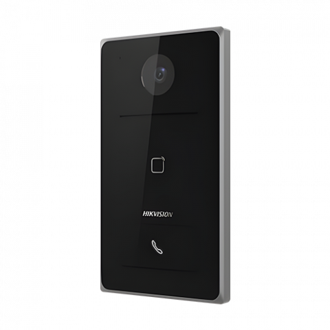 Panou exterior videointerfon TCP/IP, Wi-Fi, 2MP, IR 2.5m, 1 familie, montaj ingropat, PoE - HIKVISION DS-KV6133-WME1-Ingropat [2]