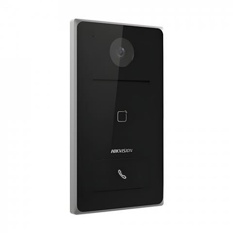 Panou exterior videointerfon TCP/IP, Wi-Fi, 2MP, IR 2.5m, 1 familie, montaj ingropat, PoE - HIKVISION DS-KV6133-WME1-Ingropat [1]