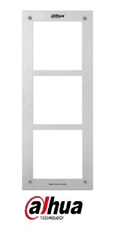 Interfonie audio video - Panou frontal cu 3 module VTO2000A Dahua VTOF003