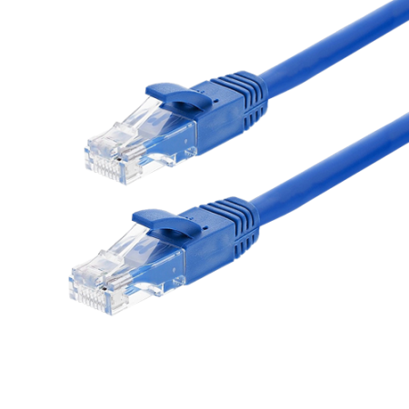 Conectica LAN RJ si FO - Patch cord Gigabit UTP cat6, LSZH, 3.0m, albastru - ASYTECH Networking TSY-PC-UTP6-3M-B