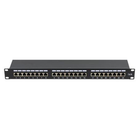 Patch Panel 1U, FTP cat5e, 24 porturi RJ45 - ASYTECH Networking ASY-PP-FTP5E-24 [1]
