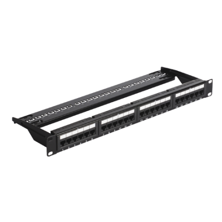 Retelistica - Patch Panel 1U, UTP cat5e, 24 porturi RJ45 - ASYTECH Networking ASY-PP-UTP5E-24