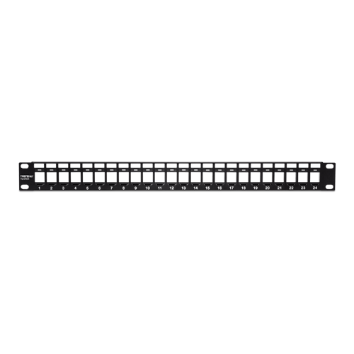 Patch Panel 24 porturi blank keystone 1U - TRENDnet TC-KP24 [1]