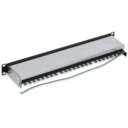 Patch Panel 24 porturi RJ45, Cat6a, Ecranat, 1U - TRENDnet TC-P24C6AS [3]