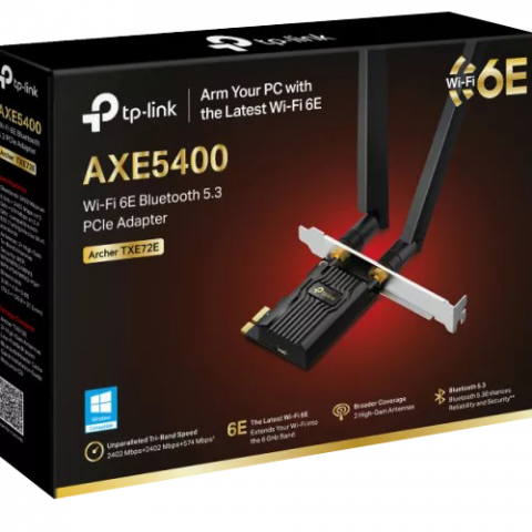 Placa de retea TP-Link Archer TXE72E Tri-Band Wi-Fi 6E Bluetooth 5.3 - TP-LINK ArcherTXE72E [1]