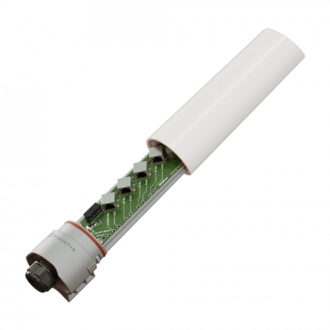 PoE spliter, 90W PoE-IN in 3 x 30W PoE-OUT, 4 porturi Gigabit, IP68 - MikroTik GPER14i [2]