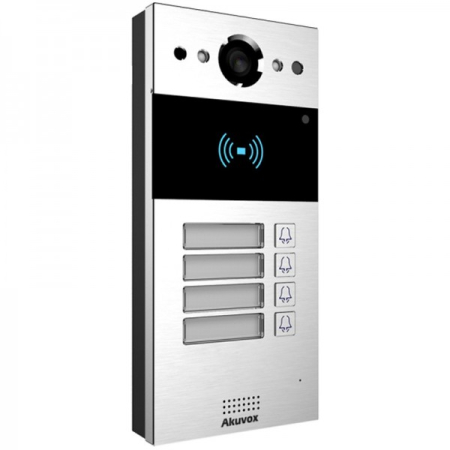 Post de apel videointerfon IP SIP Akuvox R20BX4 cu 4 butoane [1]