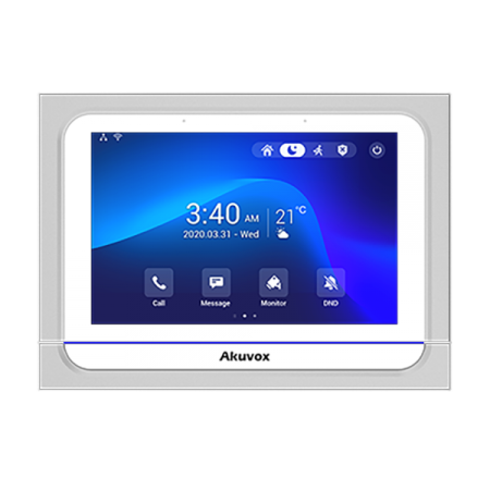 Interfonie audio video - Post de interior IP SIP Akuvox X933W monitor de 7 inch PoE