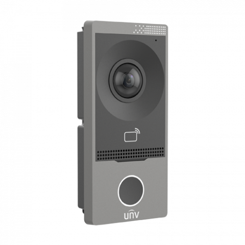 Post exterior videointerfon TCP/IP, IR, Wi-Fi, IK08 - UNV OEU-201S-HMK-W [1]