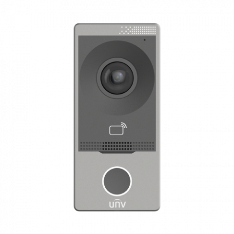 Interfonie audio video - Post exterior videointerfon TCP/IP, IR, Wi-Fi, IK08 - UNV OEU-201S-HMK-W