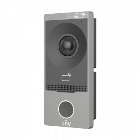 Post exterior videointerfon TCP/IP, IR, Wi-Fi, IK08 - UNV OEU-201S-HMK-W [2]