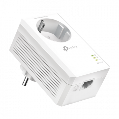 Transmisie wireless IP - Powerline AV1000, Passthrough, 1 x RJ45 Gigabit - TP-Link TL-PA7017P