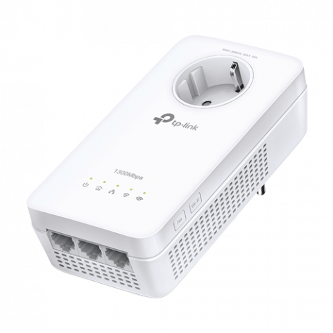 Transmisie wireless IP - Powerline AV1300, Wi-Fi 5, AC1200 Dual-Band, 3 x RJ45 Gigabit - TP-Link TL-WPA8631P