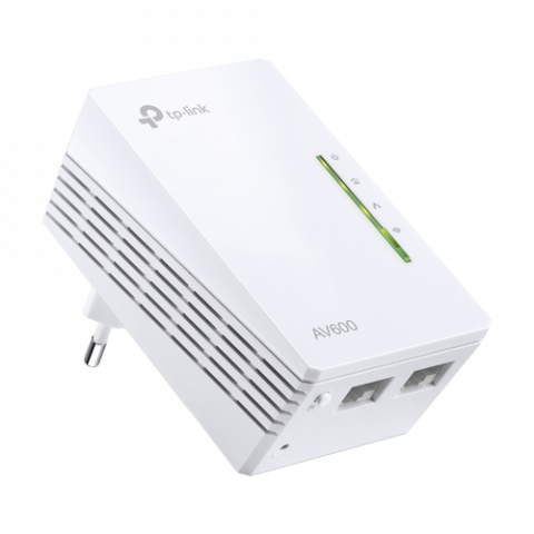Transmisie wireless IP - Powerline AV600, Wi-Fi 4, N600 2.4GHz, 2 x RJ45 10/100 Mbps - TP-Link TL-WPA4220