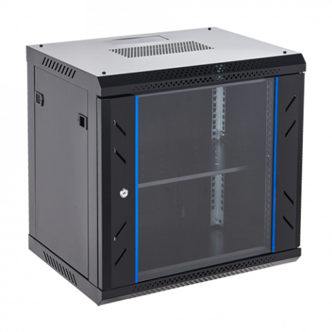 Retelistica - Rack perete 12U 19' 600x450, negru, seria economica - ASYTECH Networking ASY-12U-6045WL