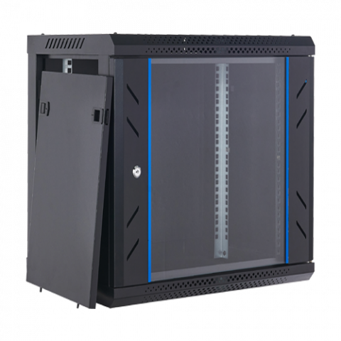 Rack perete 12U 19' 600x450, negru, seria economica - ASYTECH Networking ASY-12U-6045WL [2]
