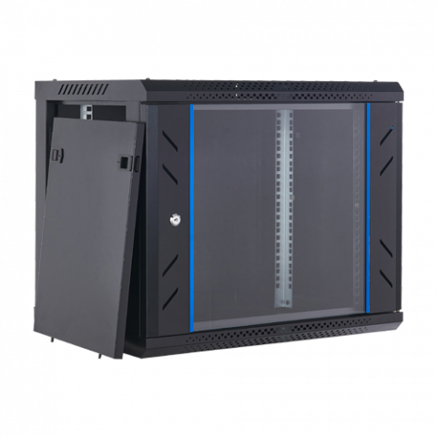 Rack perete 9U 19' 600x450, negru, seria economica - ASYTECH Networking ASY-9U-6045WL [2]