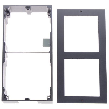 Rama montaj aparent, 2 module, pentru Interfon modular - HIKVISION DS-KD-ACW2 [1]