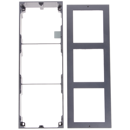 Rama montaj aparent, 3 module, pentru Interfon modular - HIKVISION DS-KD-ACW3 [1]