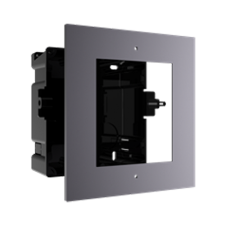 Accesorii interfoane - Rama montaj ingropat, 1 modul, pentru Interfon modular - HIKVISION DS-KD-ACF1
