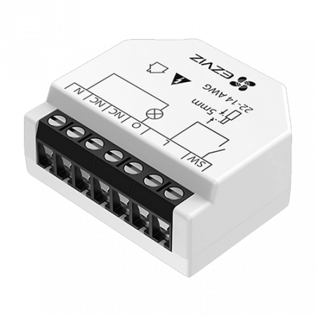 Diverse accesorii efractie - Releu inteligent Wi-Fi pentru aplicatii Smart Home EZVIZ, 1 canal 250Vc.a. max. 16A CS-T35-R100-W