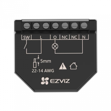 Releu inteligent Wi-Fi pentru aplicatii Smart Home EZVIZ, 1 canal 250Vc.a. max. 16A CS-T35-R100-WM [1]