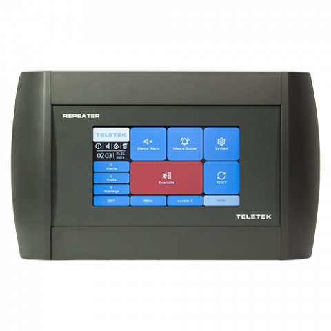 Repetor cu display TFT pentru centrale IRIS/SIMPO - Teletek RepeaterTFTIRIS/SIMPO [1]