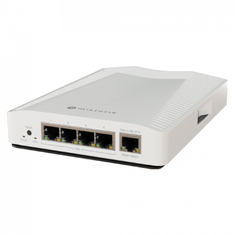 Router 4 porturi 10G, 1 port 1G, sina DIN - MikroTik CRS304-4XG-IN [2]
