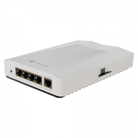 Retelistica - Router 4 porturi 10G, 1 port 1G, sina DIN - MikroTik CRS304-4XG-IN