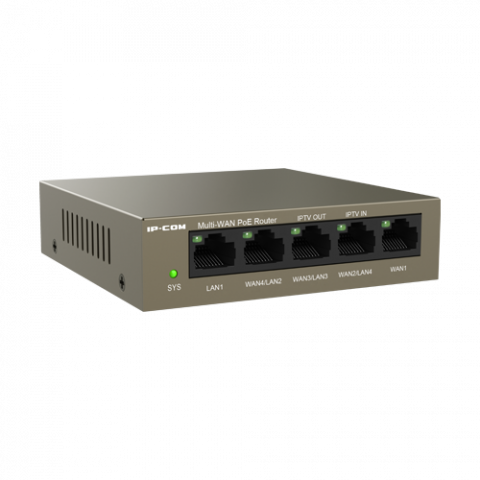 Router 4 porturi Gigabit PoE+, 55W, 1 port RJ45 Gigabit, management - IP-COM M20-PoE [2]
