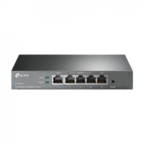 Routere - Router 5 porturi RJ45 Gigabit, Load Balancing - TP-Link Omada TL-R470T+