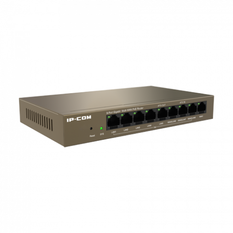 Router 8 porturi Gigabit PoE+, 95W, 1 port RJ45, Management - IP-COM M20-8G-PoE [2]