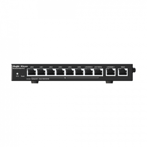 Router 8 x RJ45 1G PoE, 2 x RJ45 1G, Buget PoE 110W, Multi-WAN, Cloud Management - Ruijie RG-EG310GH-P-E [3]