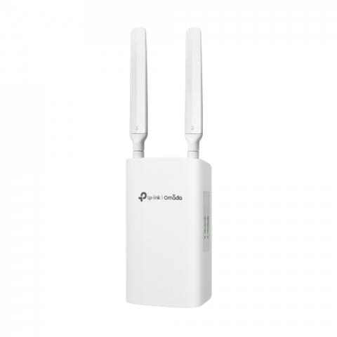 Routere - Router exterior 4G+, Wi-Fi 6, AX3000, Nano SIM, 3 x RJ45 Gigabit, PoE In/Out, IP55 - TP-Link Omada ER703WP-4G-Outdoor