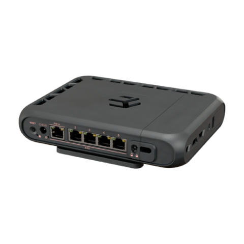 Retelistica - Router hAP beÂ³, Wi-Fi 7, Triple-Band, 5 x RJ45 2.5G, IoT, Bluetooth, PoE-In af/at - MikroTik MA53UG+HbeH