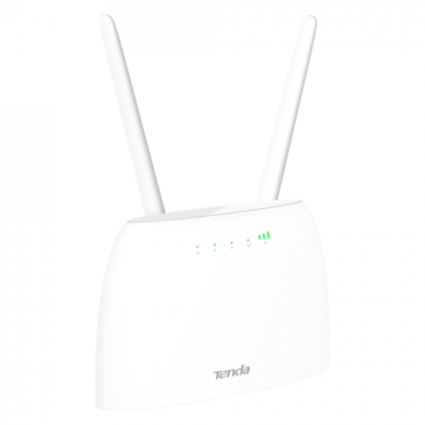 Routere - Router LTE 4G Wireless 2 x 10/100 Mbps, SIM, 802.11 b/g/n 2.4Ghz, 300Mbps - TENDA TND-4G06C