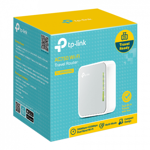 Router portabil, TP-Link, TL-WR902AC, 2.4 GHz, 5 GHz, 802.11b/g/n/ac AC750 TL-WR902AC [3]