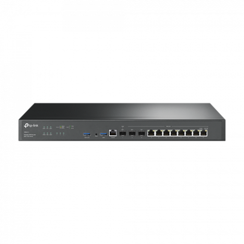 Routere - Router VPN, 2 x SFP+ 10G, 1 x SFP Gigabit, 8 x RJ45 Gigabit, 2 x USB, 1U - TP-Link Omada ER8411