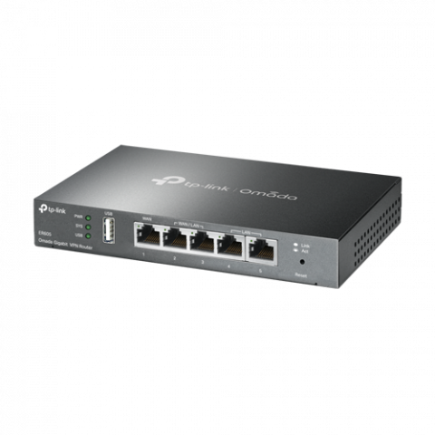 Router VPN Gigabit 1 x RJ45 WAN, 2 x RJ45 LAN/WAN, 2 x RJ45 LAN, 1 x USB - TP-Link Omada ER605 [2]