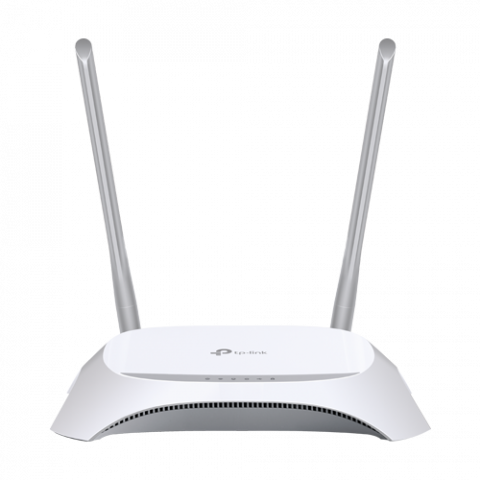 Routere - Router Wi-Fi 4, 2.4GHz, N300, posibilitate 3G/4G prin Dongle USB, 5 x RJ45 10/100 Mbps - TP-Link TL-MR3420